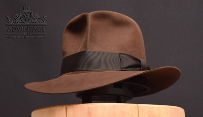 Decent Streets of Cairo Fedora hat in True-Sable