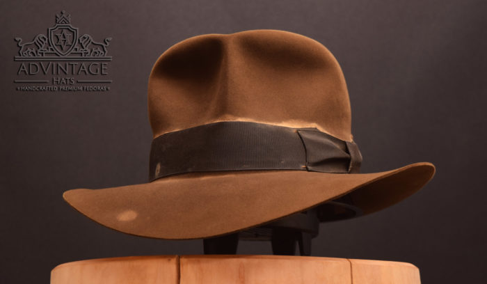 soc streets of cairo fedora hut hat indy indiana jones bright-sable hero weathered
