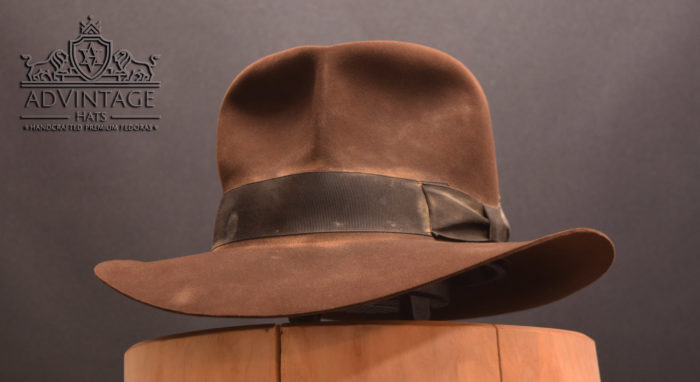 Indiana Jones fedora hat handmade advintages hats 100x 100% beaver biber