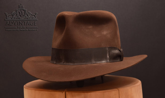 Indiana Jones fedora hat handmade advintages hats 100x 100% beaver biber