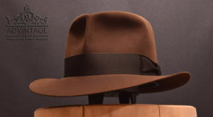 Read more about the article Shorter Raiders fedora hat in True-Sable