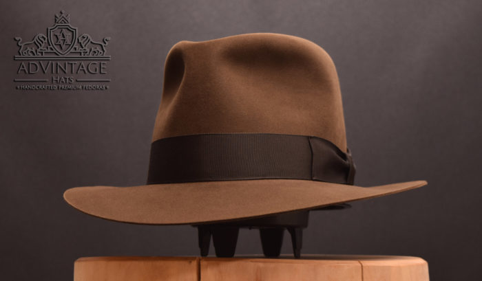 Indiana Jones fedora hat handmade advintages hats 100x 100% beaver biber