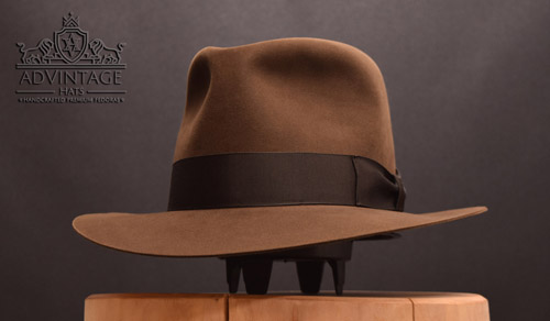 Temple Fedora hat in Sable