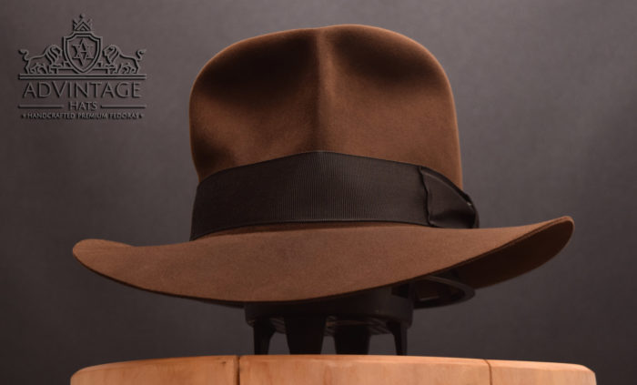 Indiana Jones fedora hat handmade advintages hats 100x 100% beaver biber