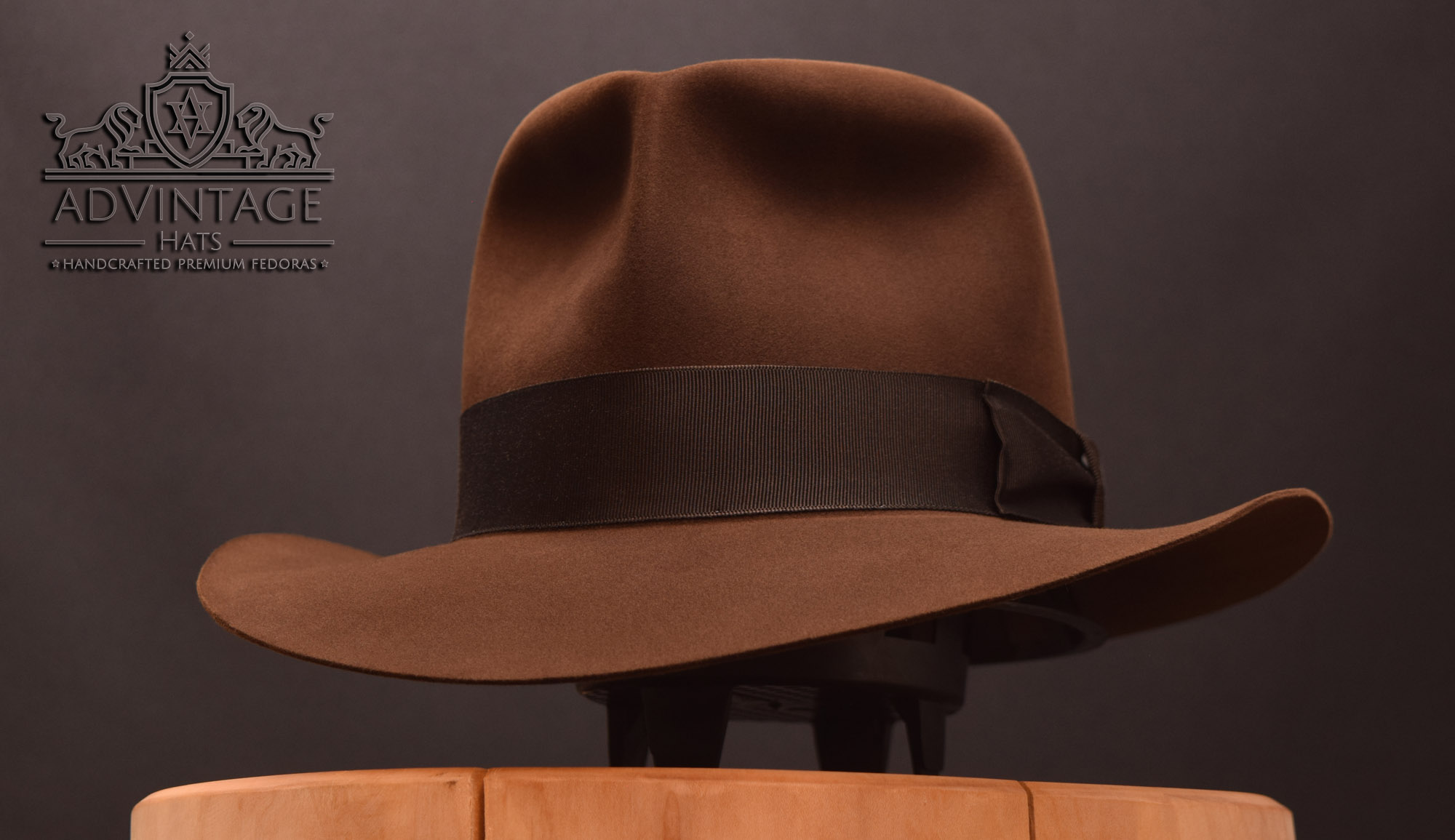 Indiana Jones fedora hat handmade advintages hats 100x 100% beaver biber raider rotla