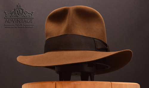 Decent Streets of Cairo Fedora hat in Bright-Sable