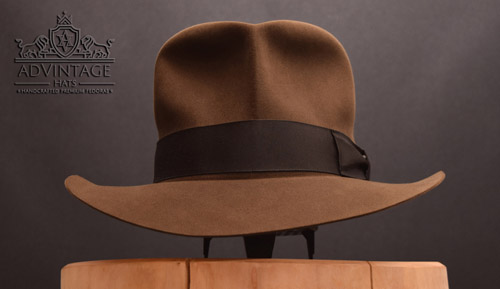 Indiana Jones fedora hat handmade advintages hats 100x 100% beaver biber