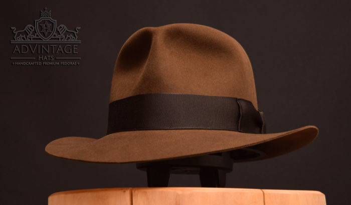 indiana jones fedora hut hat sable handgemach handmade felt filz