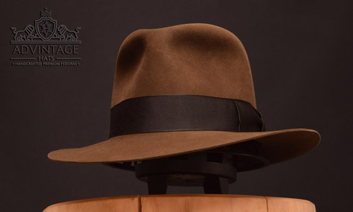 MasterPiece Temple Fedora in Sable