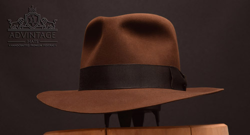 MasterPiece Temple Fedora in True-Sable