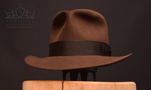 adVintage MasterPiece Crusader Fedora hat in True-Sable