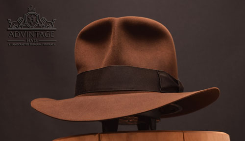 Decent Streets of Cairo Fedora hat in True-Sable