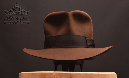 Decent Streets of Cairo Fedora hat in True-Sable