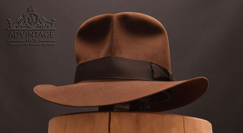 Decent Streets of Cairo Fedora hat in True-Sable