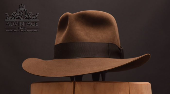 1726 custom sable mine temple fedora hat