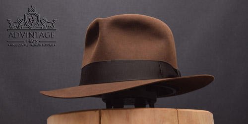 Crusader Fedora Hat in True-Sable (size 62)