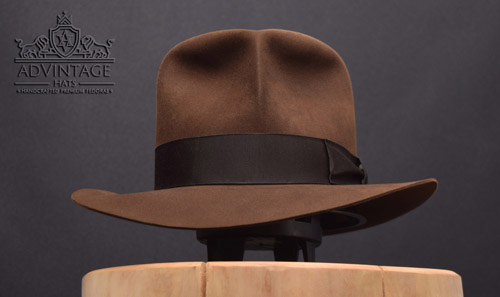 Raiders Fedora Hat with Turn in True-Sable