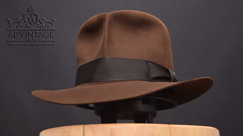 Decent Streets of Cairo Fedora Hat in True-Sable