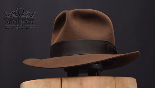 Crusader Fedora Hat in True-Sable