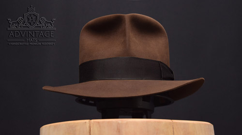 Raider Fedora hat in True-Sable