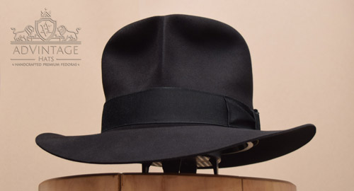 Custom SoC Fedora hat in black