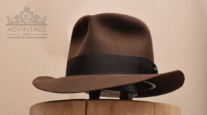 Read more about the article Legend Crusade Fedora hat in True-Sable (100% rabbit felt)