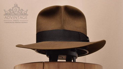 Raider Fedora Hut mit Turn in Bright-Sable