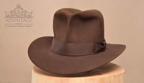 Custom Fedora hat in True-Sable