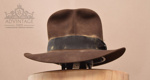 Hero Streets of Cairo Fedora Hat in True-Sable