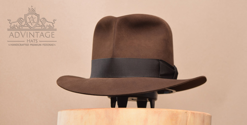 Raider Fedora Hat in True-Sable