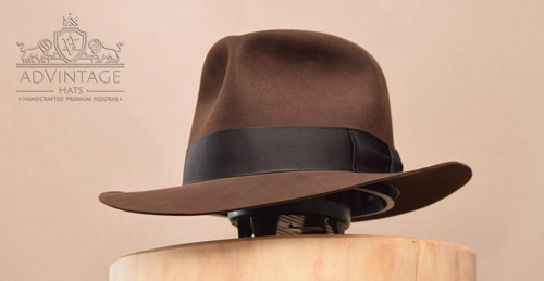 Crusader Fedora Hat in True-Sable