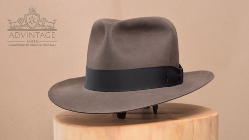 Kingdom Fedora Hut in Smoke-Grey