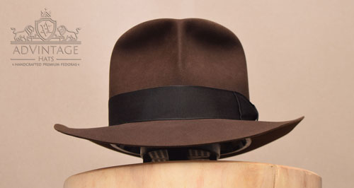 Raider Fedora Hat in True-Sable