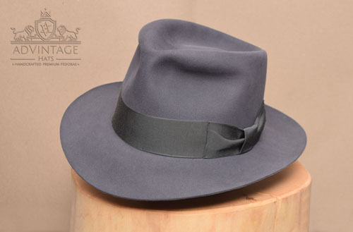 Custom Fedora Hut in Steel-Grey