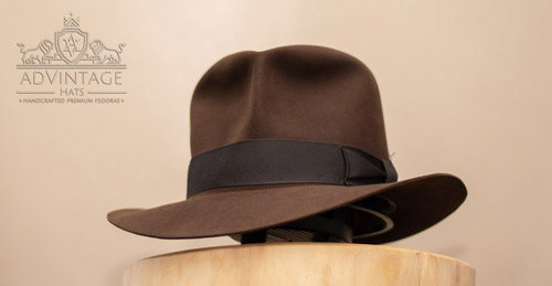 Hero SoC Fedora Hat in True-Sable without dust