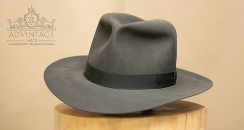 Custom Fedora Hut in Slate