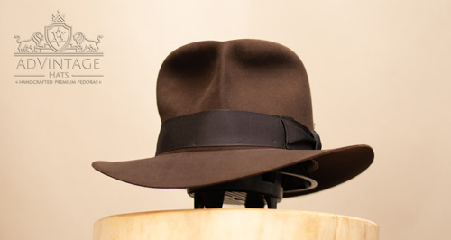 Hero Streets of Cairo Fedora Hat without dust in True-Sable