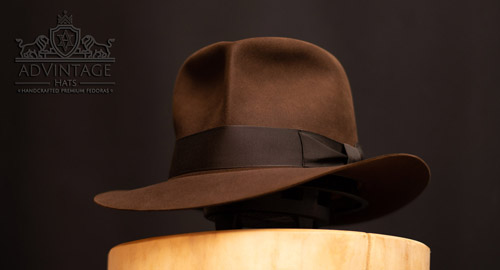 Decent Streets of Cairo Fedora Hat in True-Sable