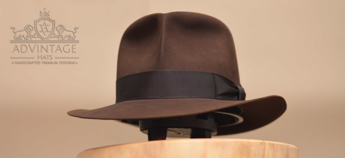 Raider Fedora hat with Raiders-Turn in True-Sable | adVintage