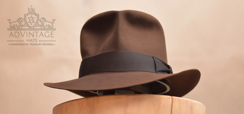 Decent Streets of Cairo Fedora hat in True-Sable