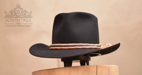 Custom Cowboy Hat in Black