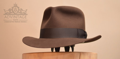 Crusader Fedora Hat in True-Sable