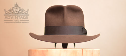 Raider Fedora hat without Turn in True-Sable