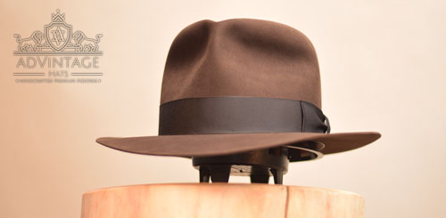 Crusader Fedora Hat in True-Sable