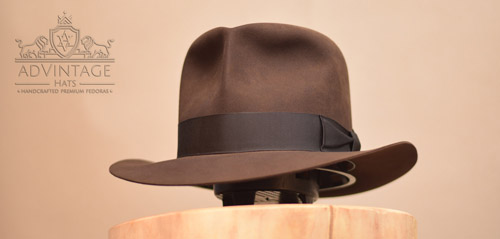 Raider Fedora Hat without Turn in True-Sable