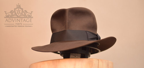 Decent Streets of Cairo Fedora hat in True-Sable