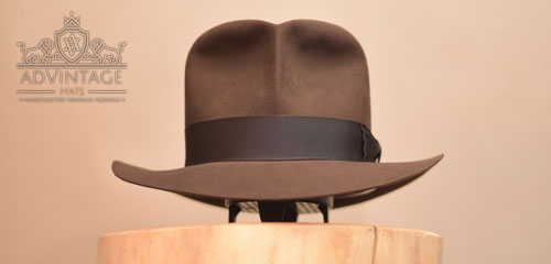 Raider Fedora hat without Turn in True-Sable