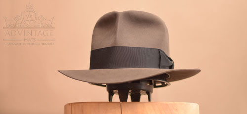 Clipper Fedora Hat - Smoke-Grey