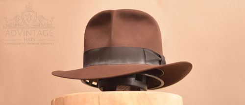Raider Fedora with Turn in Sable 23