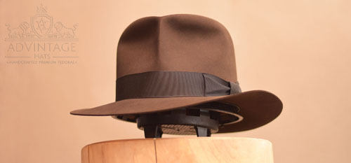 Raider Fedora Hut mit Turn in True-Sable